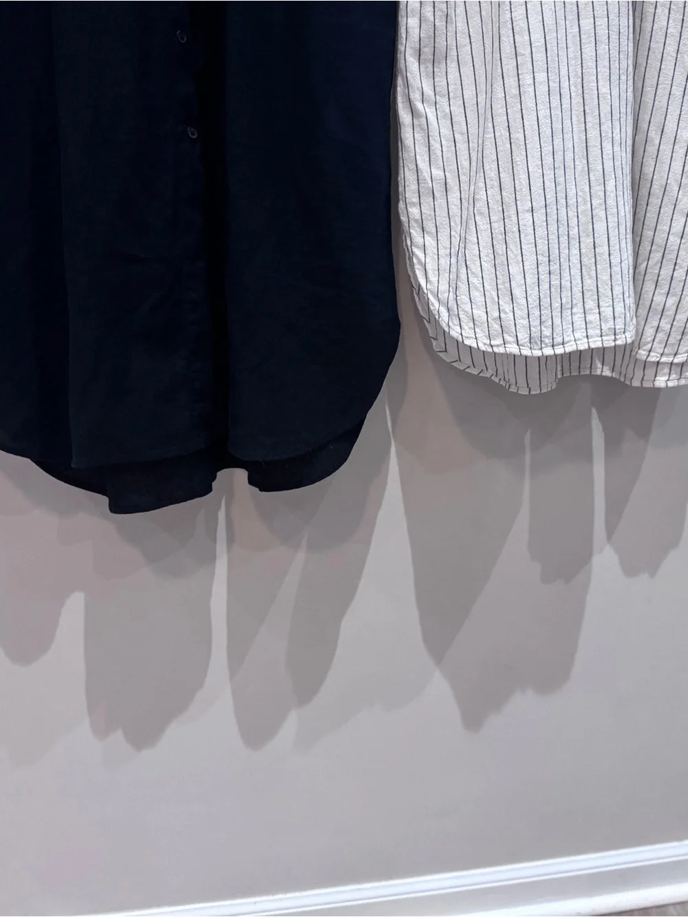 a new day Black and White Striped Drawstring Shirt Dresses - Picture 7 of 8